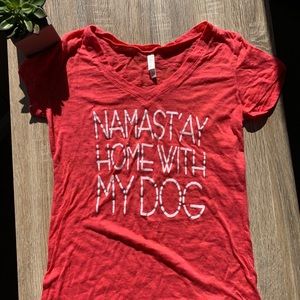 Namaste Home With My Dog shirt